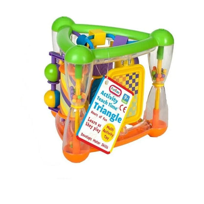 Teach Time Triangle Hangtag Fun Time Kids Childrens Toy + Gift