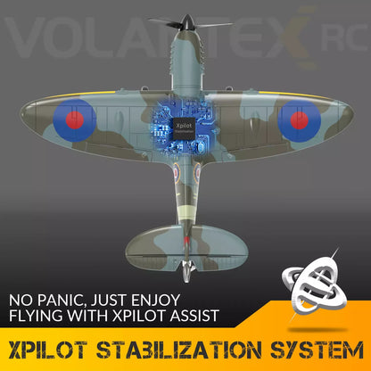 Volantex Spitfire RC Plane V2 2.4GHz 4CH RTF