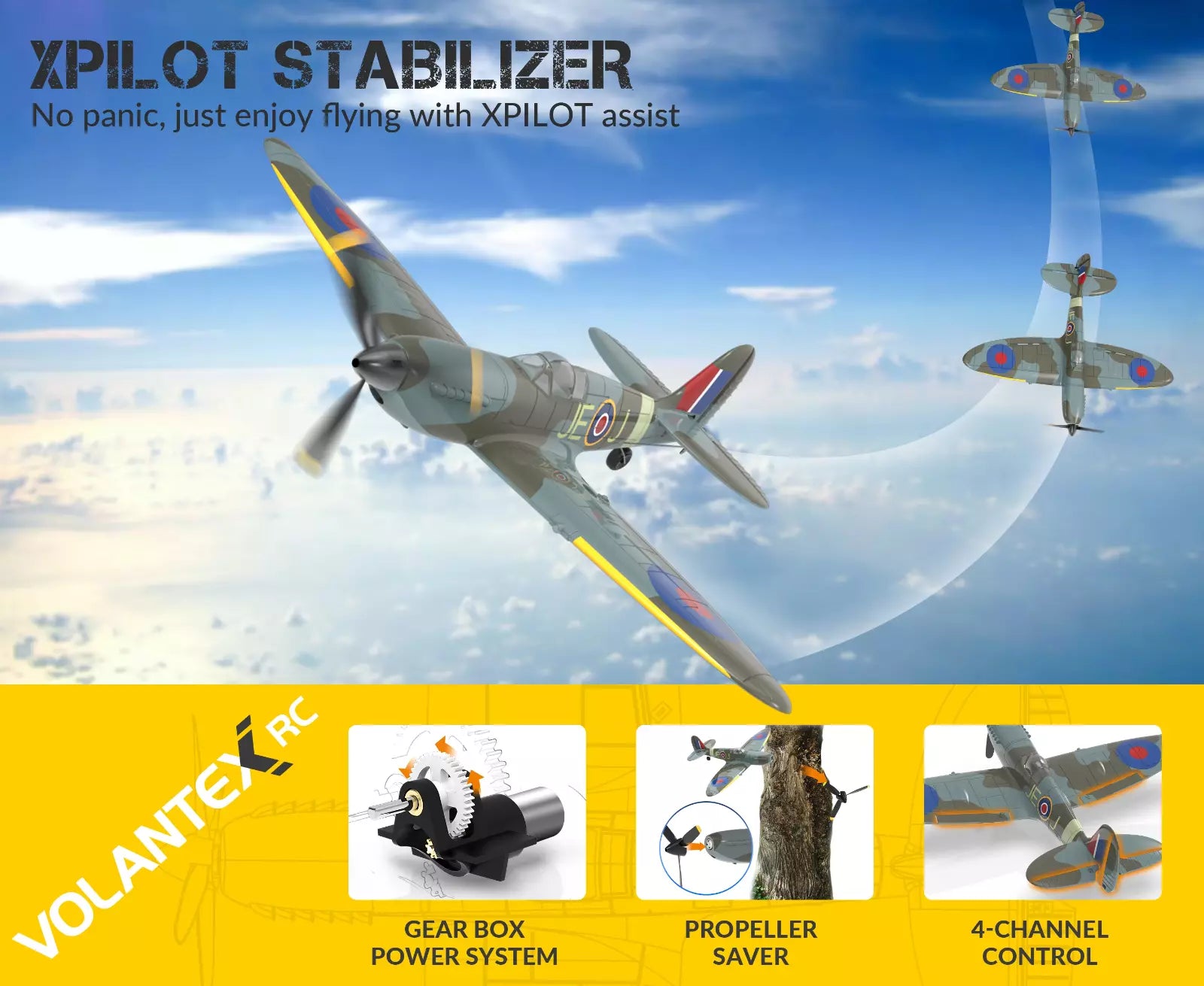 X pilot stabilizer