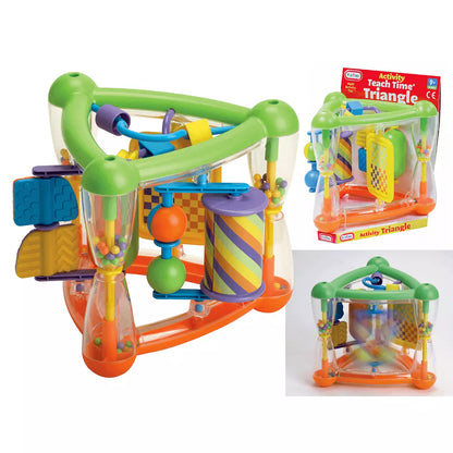 Teach Time Triangle Hangtag Fun Time Kids Childrens Toy + Gift