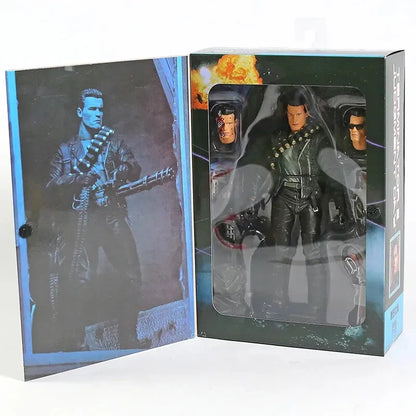 NECA Terminator 2: Judgment Day T-800 Arnold Schwarzenegger Action Figure 7''