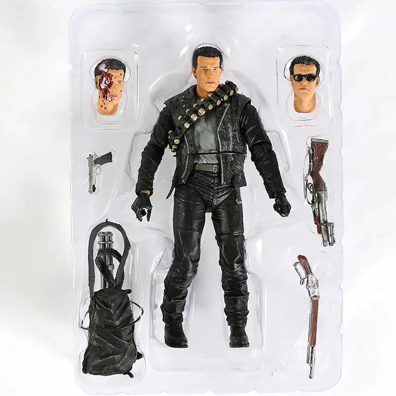 NECA Terminator 2: Judgment Day T-800 Arnold Schwarzenegger Action Figure 7''