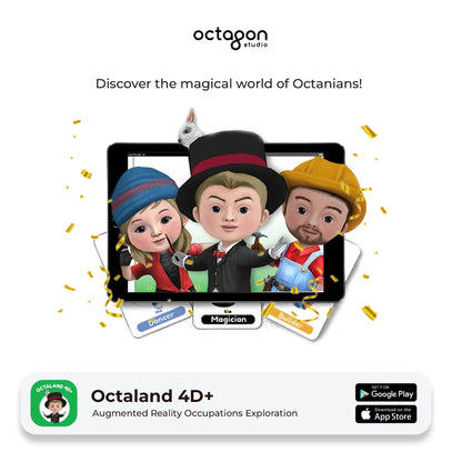 Octaland 4D+ Augmented Reality Cards