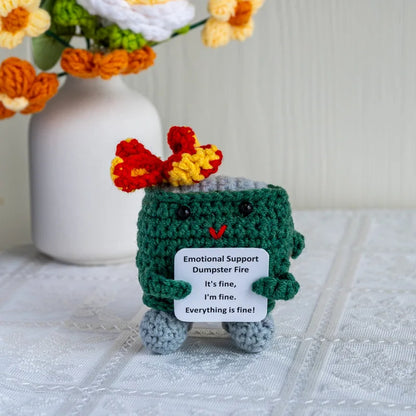 Emotional Support Crochet Figure