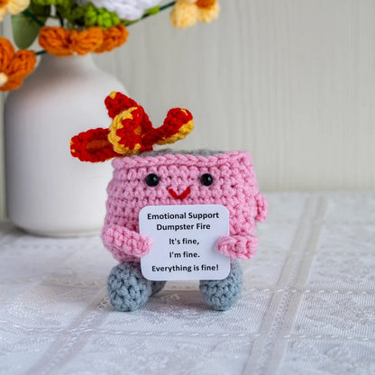 Emotional Support Crochet Figure