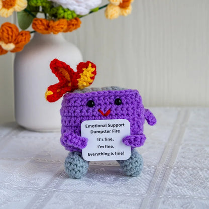 Emotional Support Crochet Figure