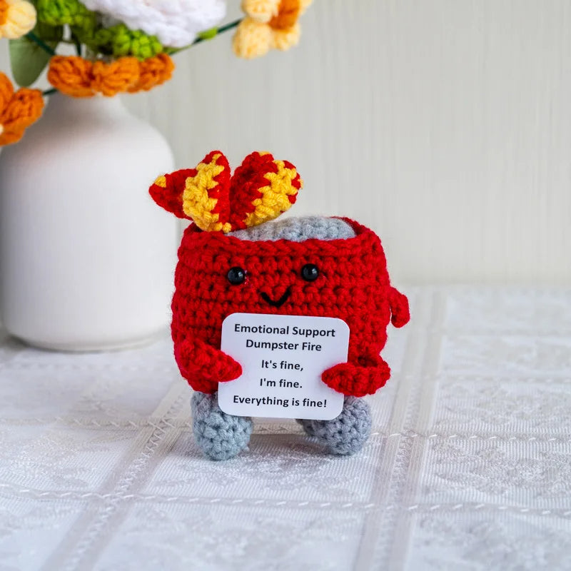 Emotional Support Crochet Figure