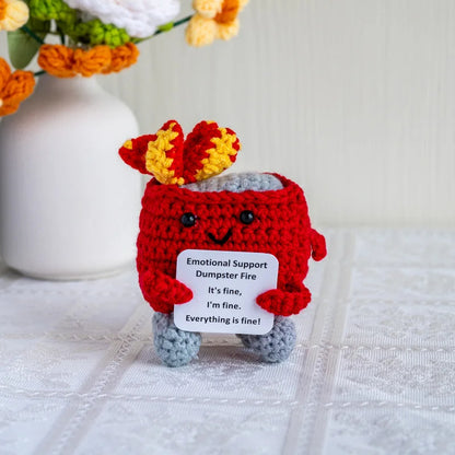 Emotional Support Crochet Figure