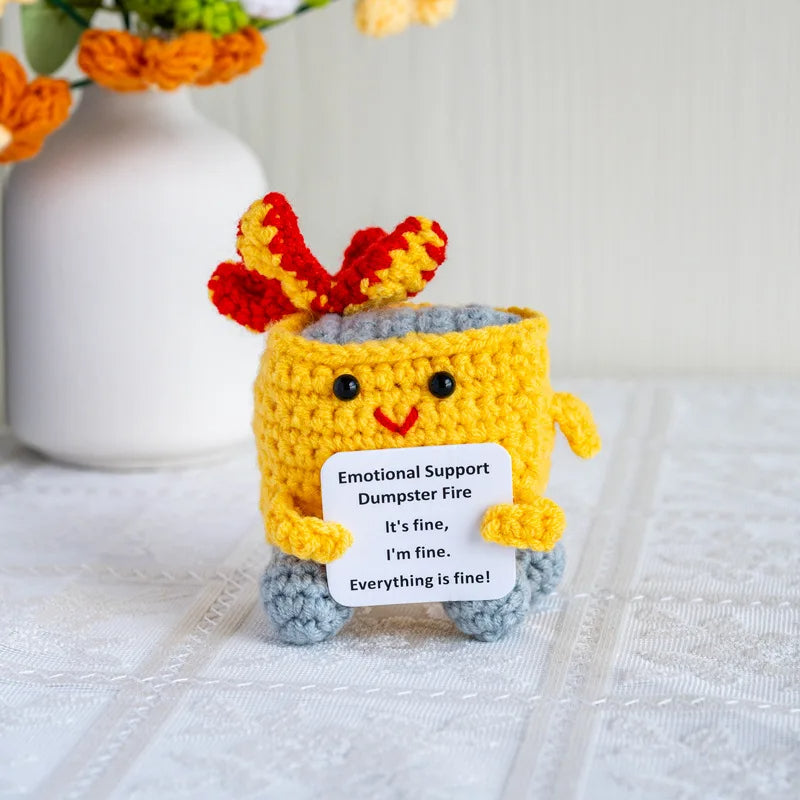 Emotional Support Crochet Figure