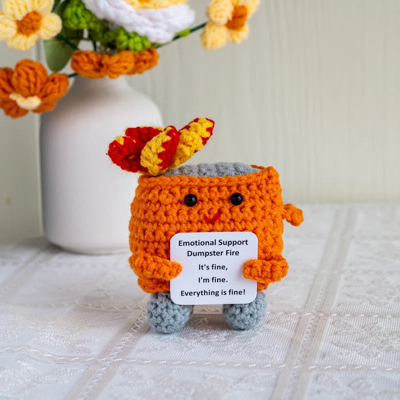Emotional Support Crochet Figure