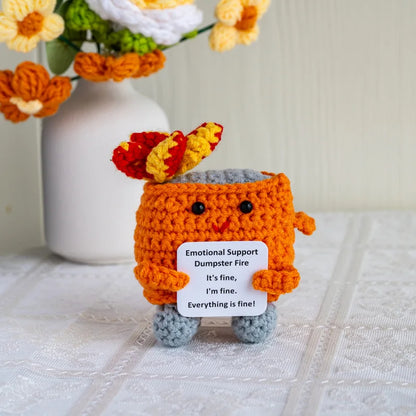 Emotional Support Crochet Figure