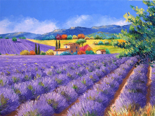 500 piece Lavender Field Jigsaw Puzzle