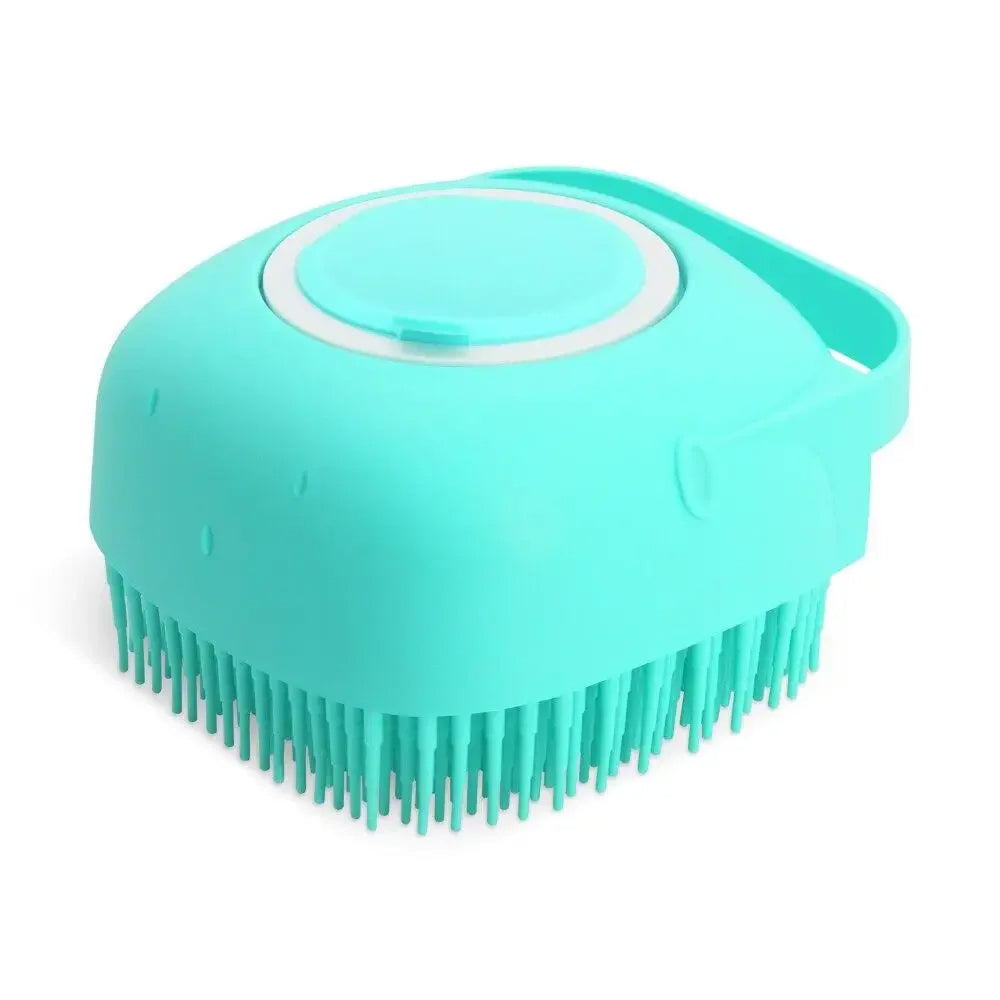 Pet Scalp Bath Brush Massager and Shampoo