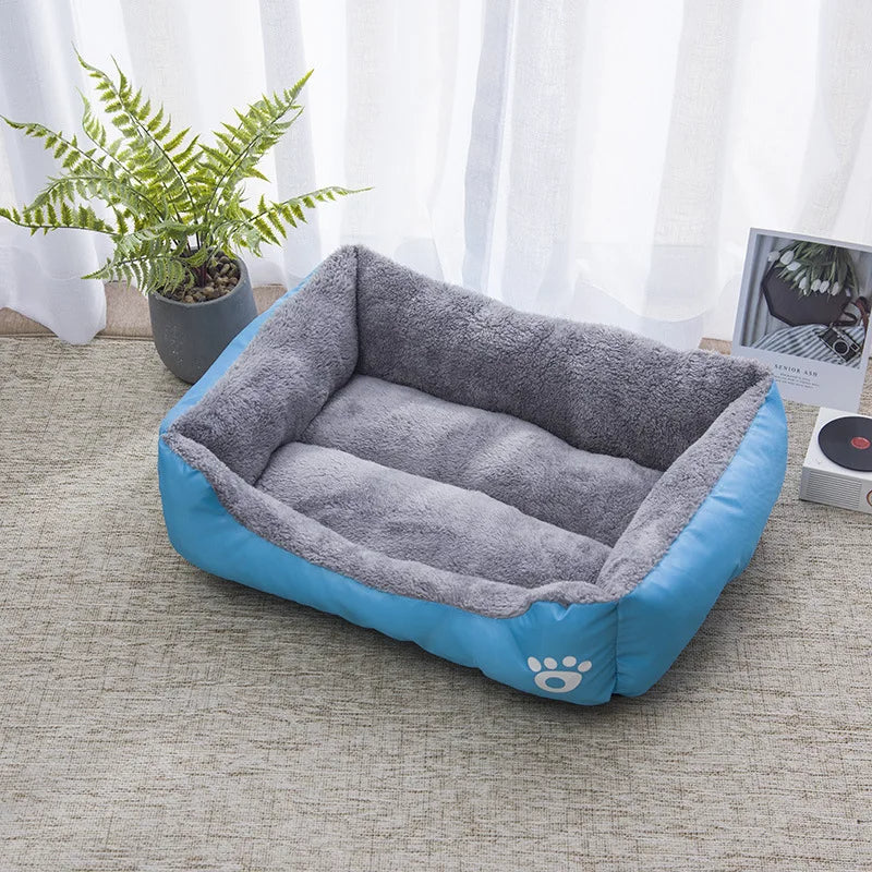 Fleece Square Dog Bed