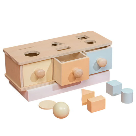 Innoplay Montessori Wooden Drawer Box