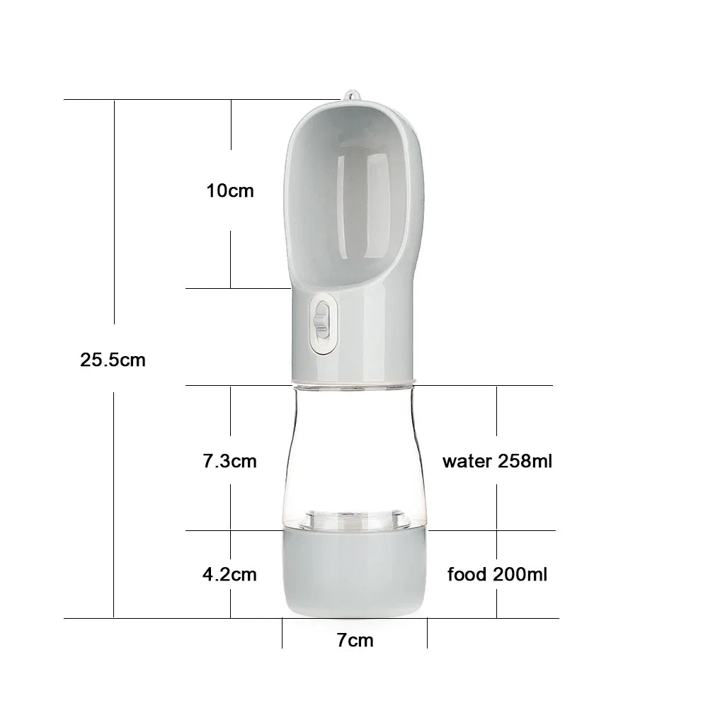 Portable Dog Water Bottle Food and Water Container