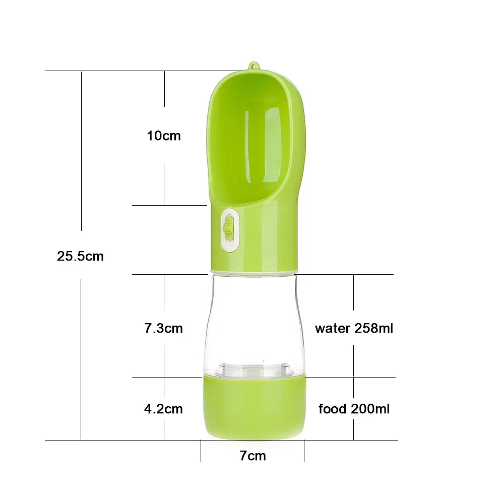 Portable Dog Water Bottle Food and Water Container