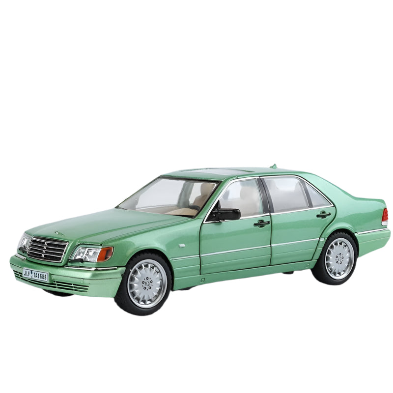 Mercedes W140 320SEL, klassisches Modellauto aus Druckgusslegierung im Maßstab 1:24