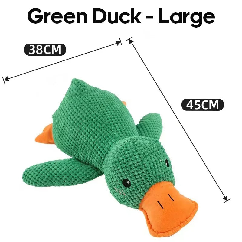 Bite Resistant Duck Plush Toy for Dogs