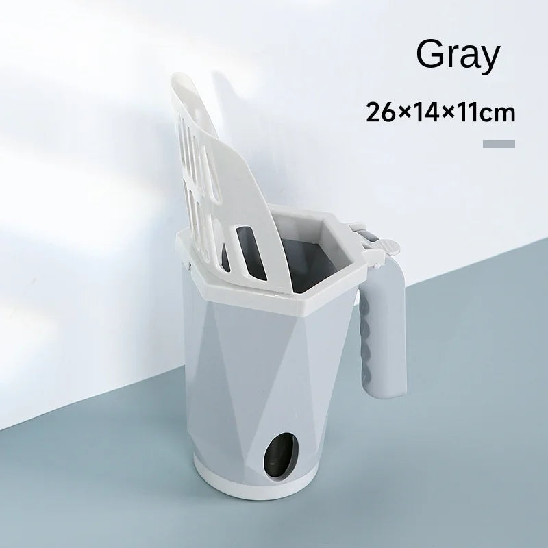 Large Capacity Cat Litter 2 in 1 Scoop and Bin