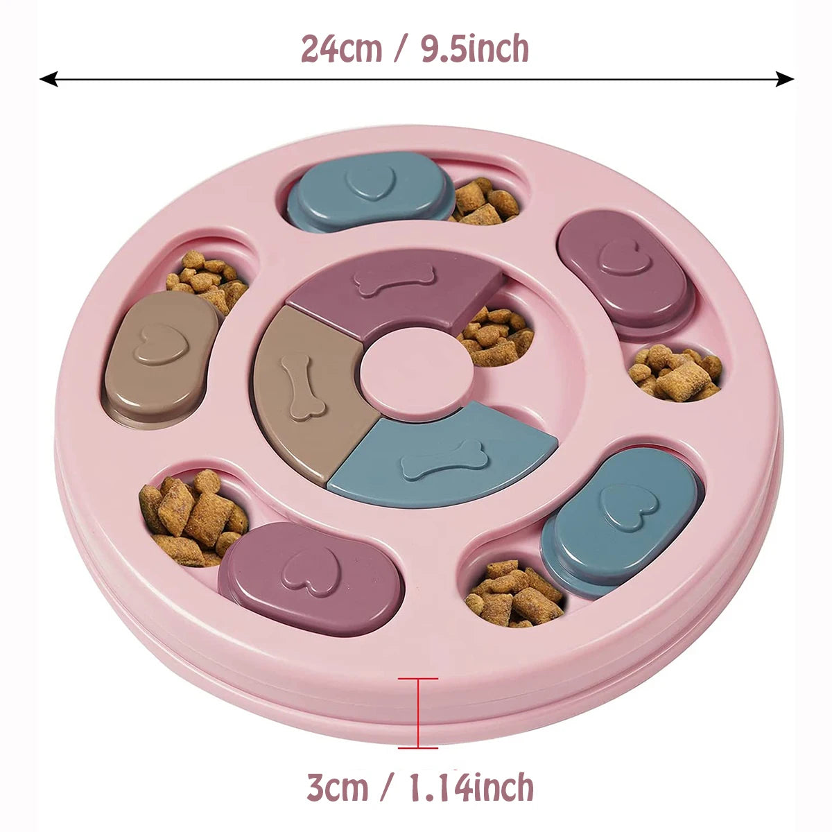 Interactive Dog Feeder Bowl