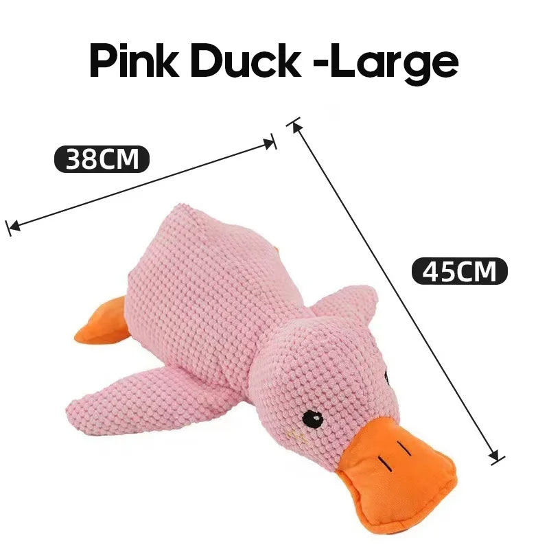 Bite Resistant Duck Plush Toy for Dogs