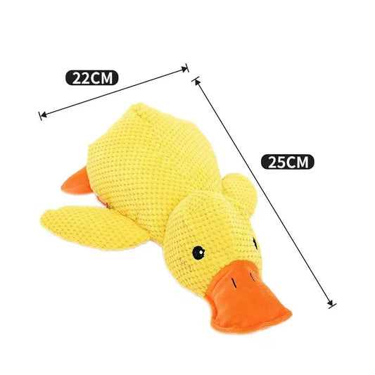 Bite Resistant Duck Plush Toy for Dogs