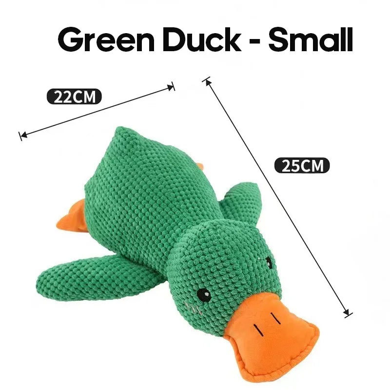 Bite Resistant Duck Plush Toy for Dogs