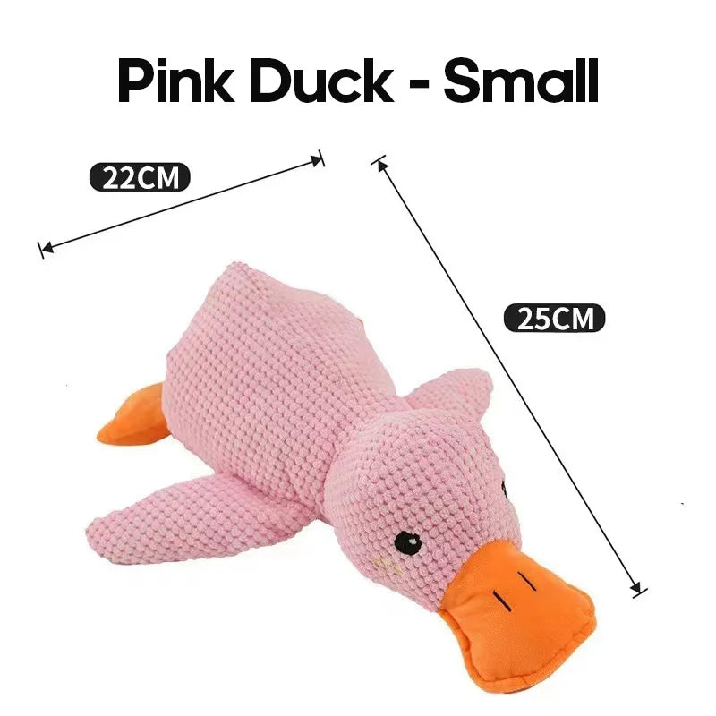 Bite Resistant Duck Plush Toy for Dogs