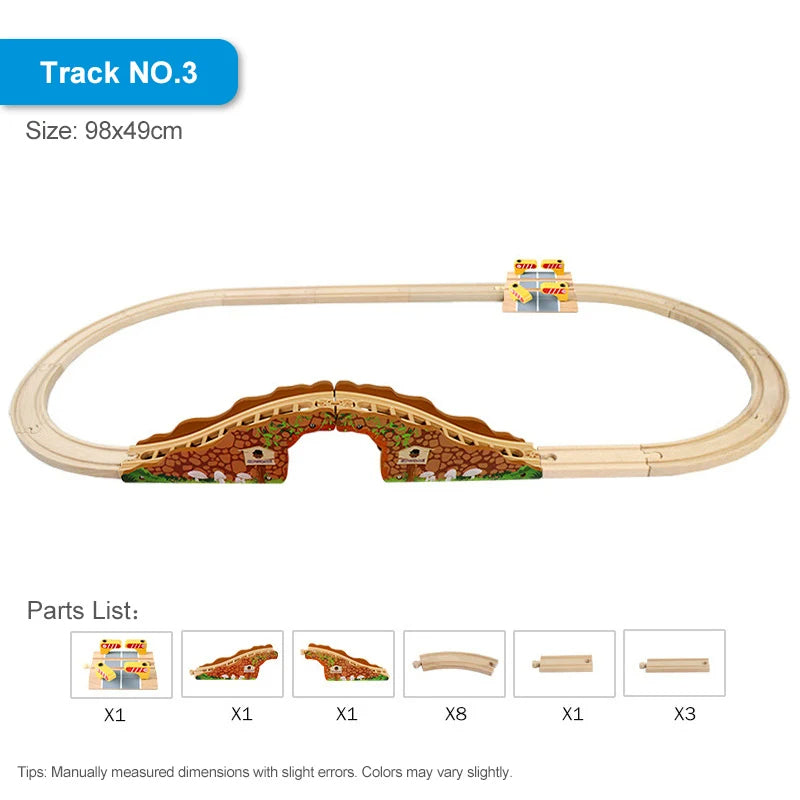 Right Track Toys | Wooden Train Track Set
