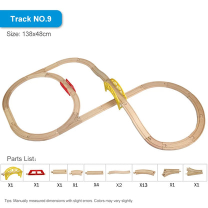 Right Track Toys | Wooden Train Track Set