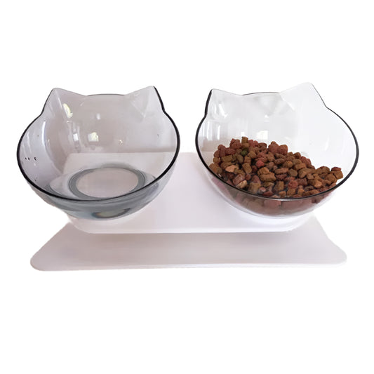 Ergonomic Non-Slip Tilted Cat Bowl