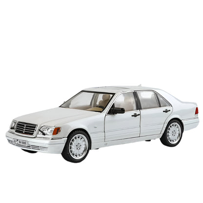 Mercedes W140 320SEL, klassisches Modellauto aus Druckgusslegierung im Maßstab 1:24