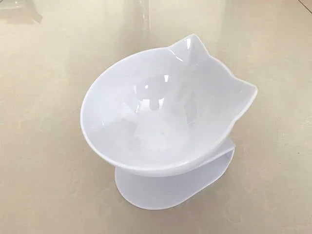 Ergonomic Non-Slip Tilted Cat Bowl