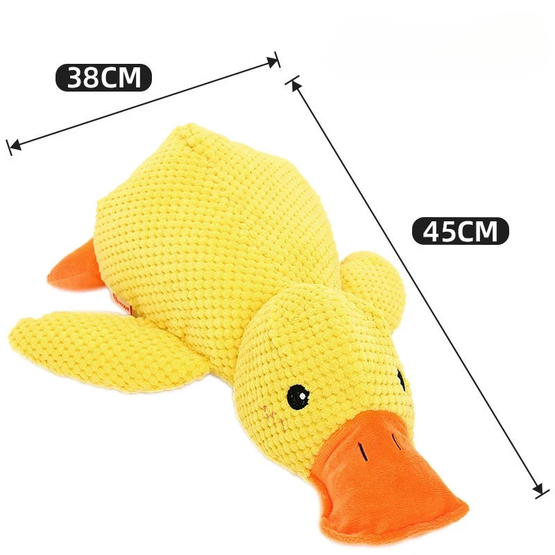 Bite Resistant Duck Plush Toy for Dogs