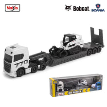 Maisto | 1:64 Scania 770 S With Bobcat Grapple Loader Big Hauler Transport Truck